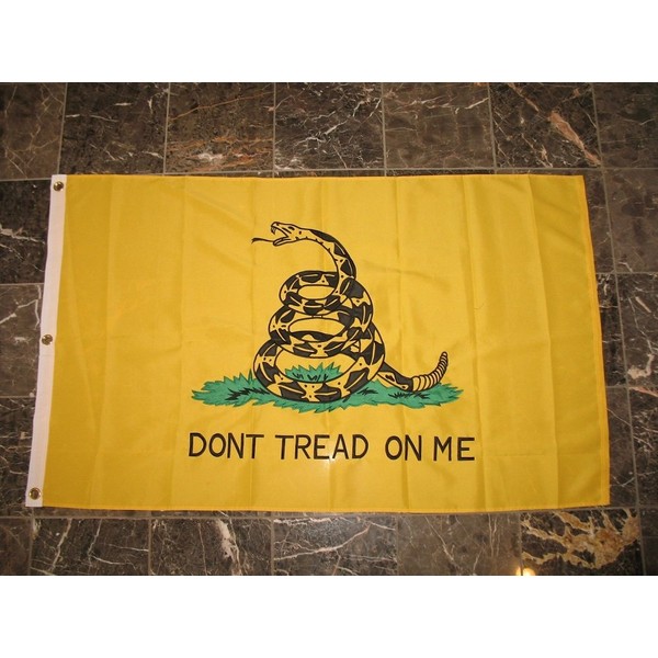 3x5 Gadsden Culpeper Dont Tread on Me Embroidered Sewn Synthetic