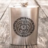 8oz Tribal Turtle Flask