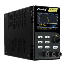 Abestop DC Power Supply 60V/5A Adjustabel Switching Bench Supply Fanless and Ultra-Silent Low Noise Programmable Power Supply (60V/5A/150W/ ATS6155)