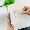 DSTELIN Blank Spiral Notebook, 1-Pack, Soft Cover, Sketch book, 100