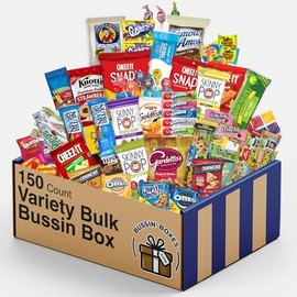 Office Snacks and School Snacks Variety Pack/College Care Package (150 Count)