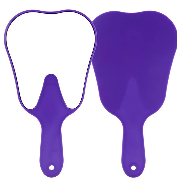 LA MIERE Tooth Shaped Mirror - Hand Mirrors with Handle