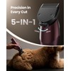 Professional Dog Clippers for Grooming Thick Hair, 9000RPM 5 Speed