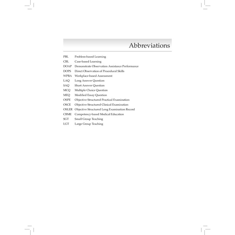 Basic Concepts In Medical Education