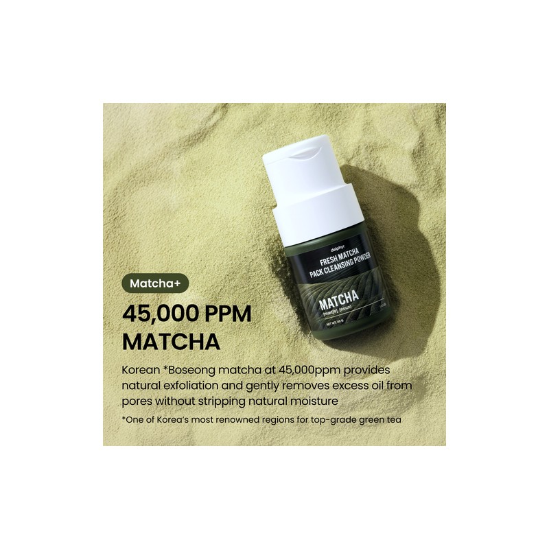 delphyr [delphyr]Fresh Matcha Pack Cleansing Powder