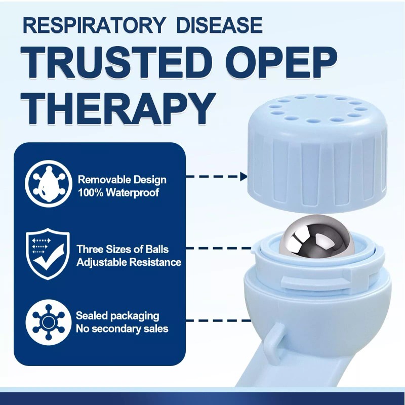 TyeinGo mucus clearance and lung expansion device flutter valve mucus