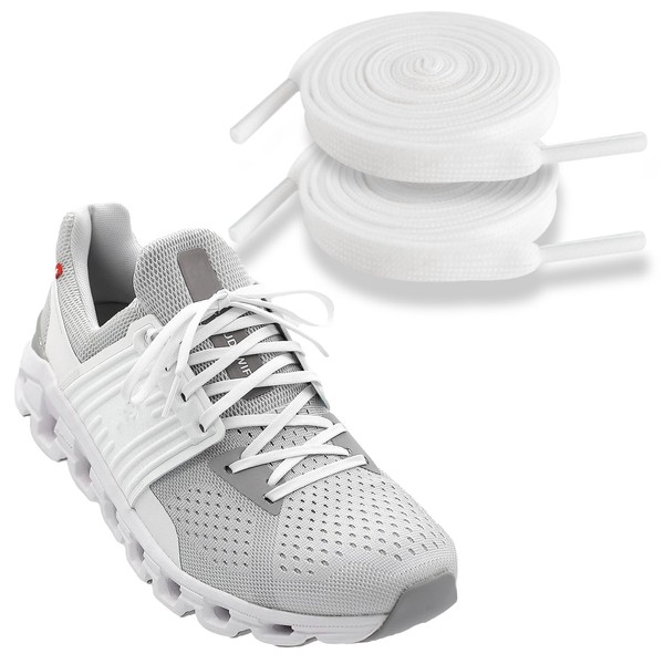 NDTEZUGT 1/4"(6mm) Flat Thin Shoe Laces, Original Athletic Shoelaces Shoe