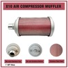 X10 Air Compressor Muffler 1" NPT Male, Air Exhaust Silencer