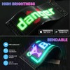 Programmable Led Sign, Double Line Digital Led Message Board, Smart