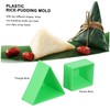 Ciieeo 2pcs Rice Dumpling Molds Rice-Pudding Molds Triangle Zonzi Mold