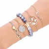 Bufenia Boho Beaded Bracelets Simple String Bracelet Cute Metal Bracelet