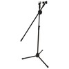 DOUBLE MICROPHONE STAND BOOM MIC ARM Adjustable Over 7' Foot