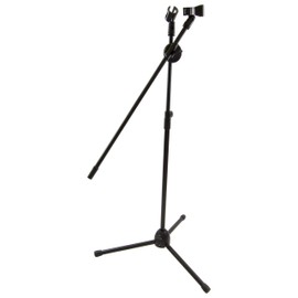 DOUBLE MICROPHONE STAND BOOM MIC ARM Adjustable Over 7' Foot Mike Stage Tripod