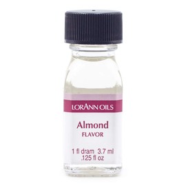 LorAnn Almond SS Flavor, 1 dram bottle (.0125 fl oz - 3.7ml - 1 teaspoon)