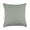 Greenish Dark Blue Gray Tweed Pattern Decor Throw Pillow