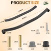 CLUBRALLY Club Car Golf Cart Front Leaf Springs with Bushing