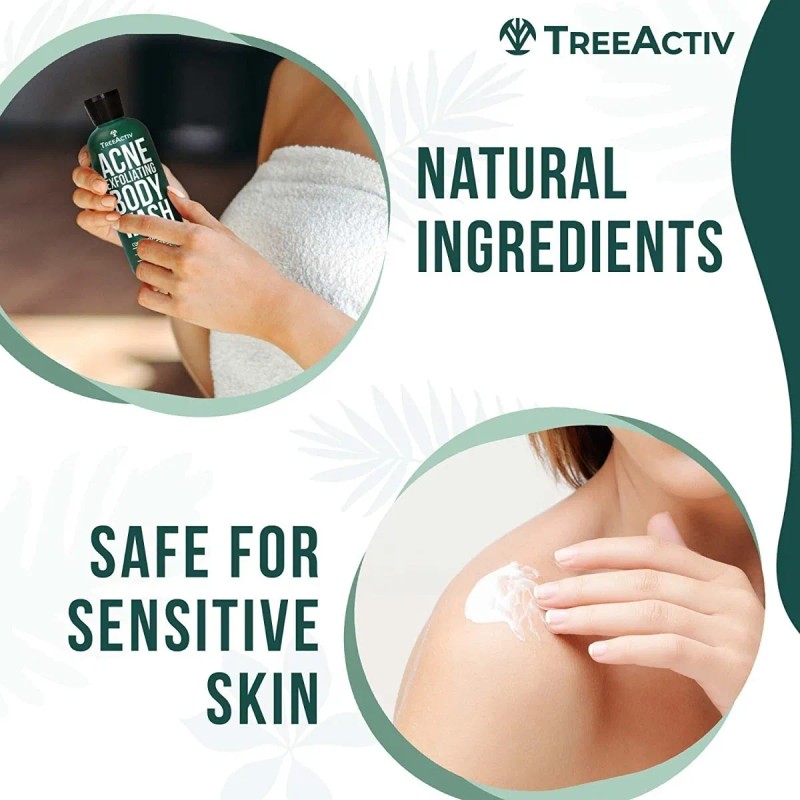 Treeactiv Gel Corporal Exfoliante Para Acné Espalda Glúteos