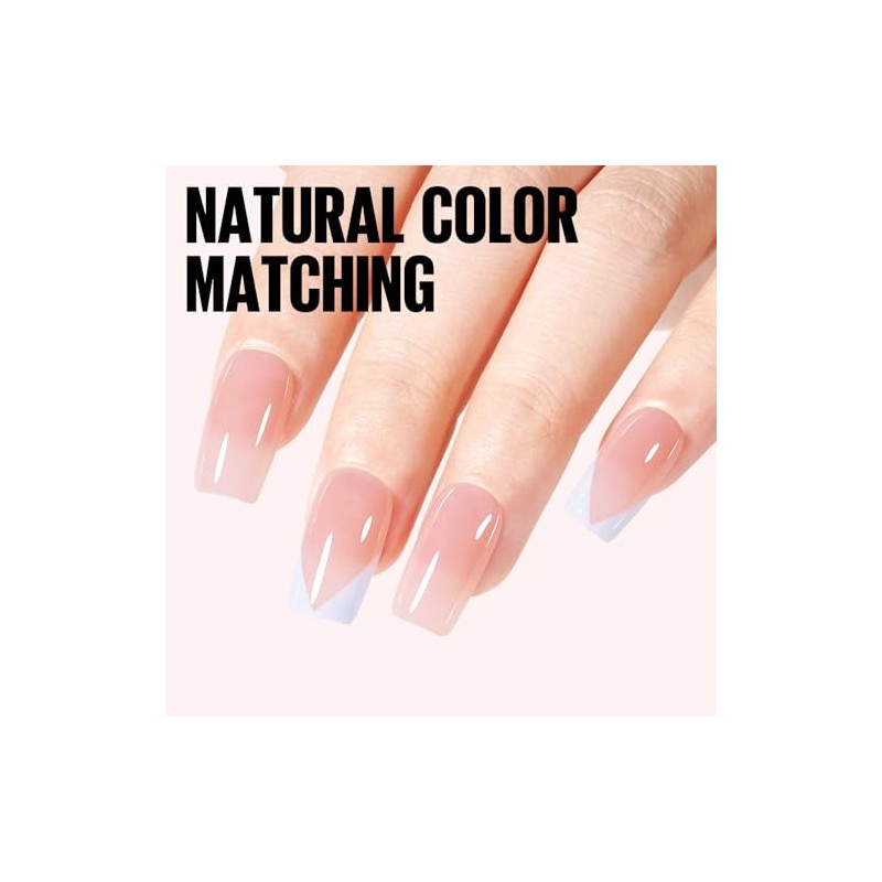 TOMICCA UV Nagellack Hellrosa, 8ml Gel Nagellack, UV LED Soak