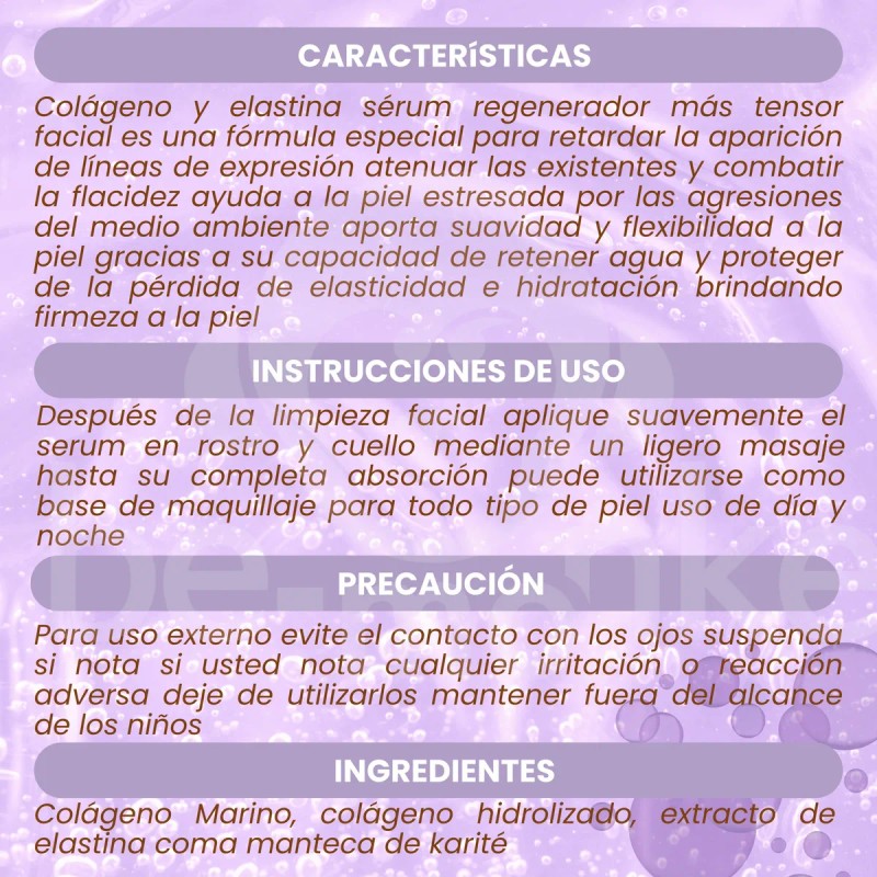 Suero De Colágeno Y Elastina + Contorno De Ojos Rubrial