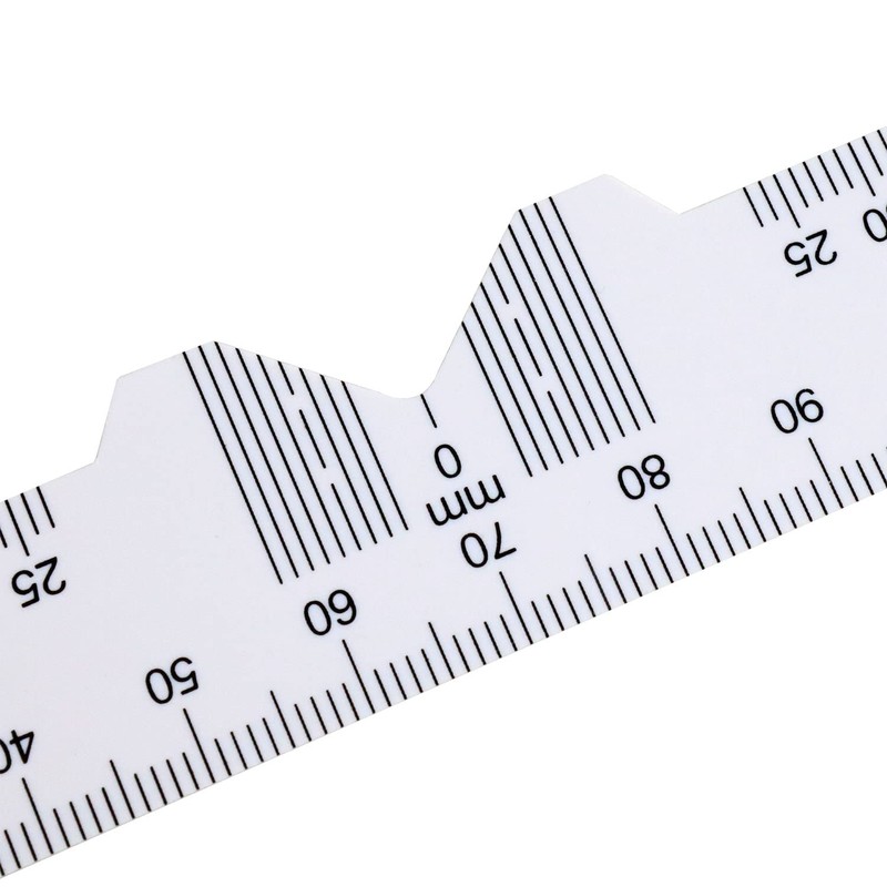 Yocimango Wear Resistant PD Ruler Glasses Pupil Distance Ruler Measure