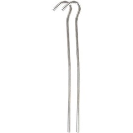 Highlander Steel Wire Tent Peg - Silver, 18 cm