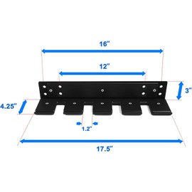 Yes4All Vertical Wall Mounted Olympic Barbell Holder, Barbell Storage Rack, Hanging Barbell Rack for Home Fitness Equipment - 4 bars