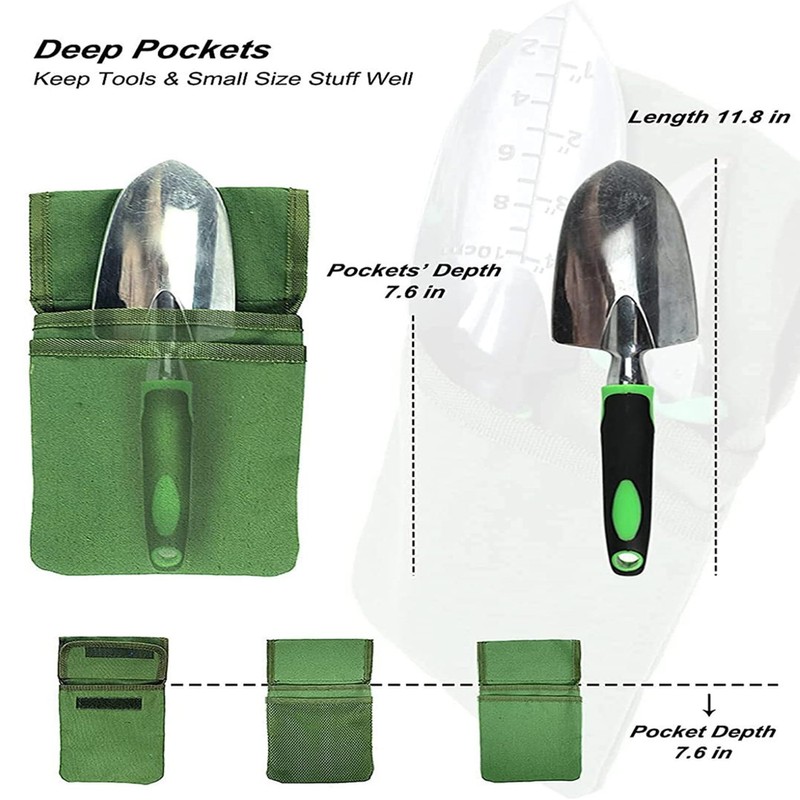 NOELAMOUR Gardening Pouch, Apron Bag, Waist Bag, Waist Pouch, Waist
