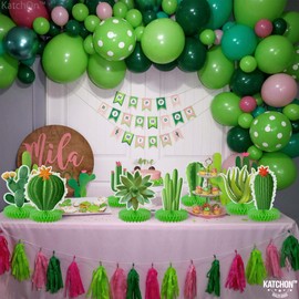 KatchOn, Pack of 9 Cactus Centerpieces for Party - Fiesta Party Decorations | Mexican Party Centerpieces, Succulent Party Decorations | Taco Party Decorations, Taco Bout Love Bridal Shower Decorations