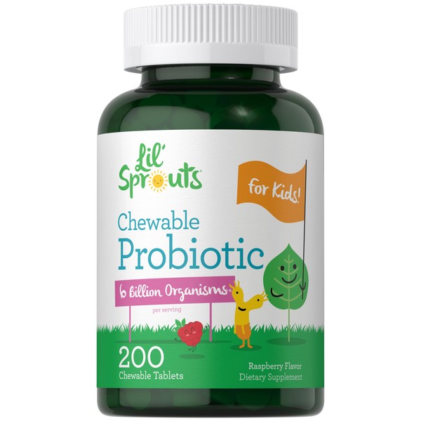 Carlyle Probiotics for Kids Chewable | 200 Count | 6