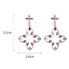 Avance Flower Rainbow Colorful Earrings for Women, Metal