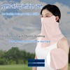 UV Protection Face Sun Mask with Neck Coverage Breathable Design