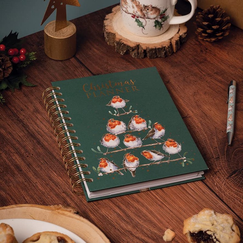 Wrendale Designs Christmas Planner - Rockin' Robins