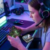 Didisky Gaming Finger Sleeves [10-Pack, 5-Color Mix], 35% Silver Fiber