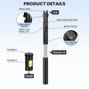 Windproof Torch Lighter, Long Camping Lighter Refillable Butane Gas -
