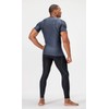 DEVOPS 3 Pack Men's Athletic Short Sleeve Compression Shirts (Medium,