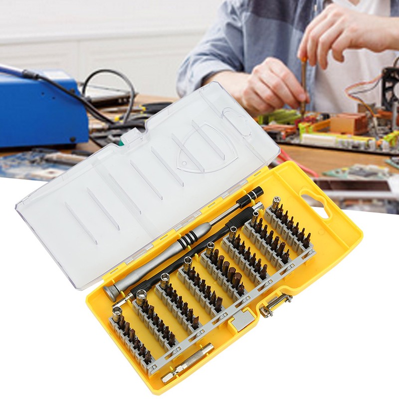 60In1 MultiFunction Disassembly Screwdriver Bits Set Repairing Tools for Phones