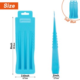 YARDMARIS Tree Felling Wedges, 2 Pack Tree Wedges Set with Spikes, Equipment for Safe Tree Cutting, Falling, Bucking （2X 8）