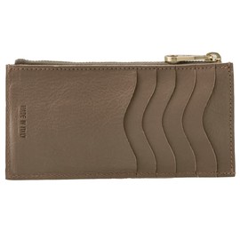 Il Bisonte SCC105 PV0005 Ladies' Nylon Card Holder & Coin Case, Fragment Case, Zip Wallet