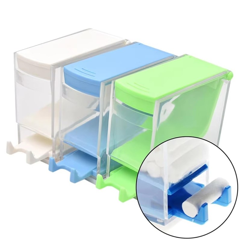 Snblzhef Dental Cotton Roll Dispenser Type Box Holder Orthodontics Supplies