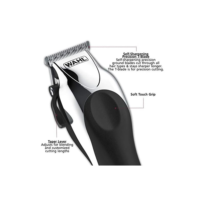 Wahl - Kit completo de corte de pelo 79524-5201 Chrome