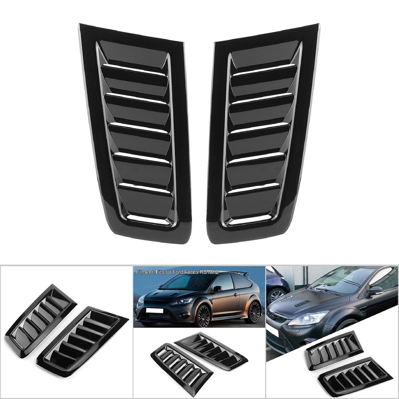 RS MK2 Car Bonnet Vents, 1 Pair ABS Air Vents,