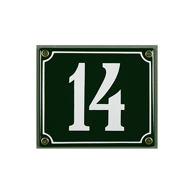 Weatherproof Green Enamel House 14 x 12 x 14 CM;