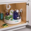 Copco Non-Skid Under-Sink Pantry Cabinet Kitchen Organizer, 18-Inch, White/Aqua Sky