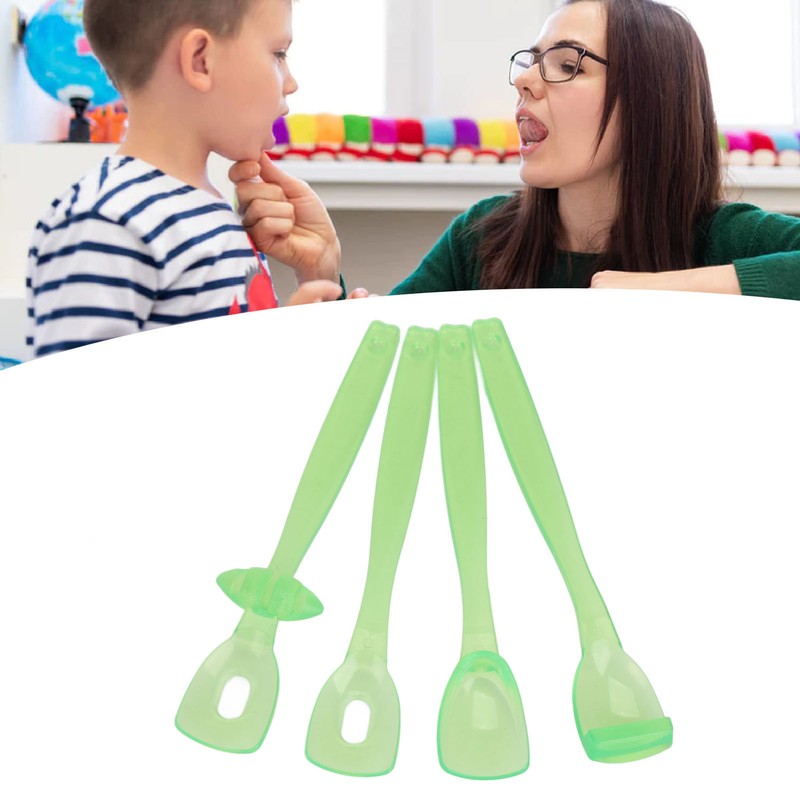 4pcs Tongue Muscle Trainer Lateralization Lifting Oral Muscle Exerciser for