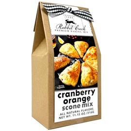 Rabbit Creek Cranberry Orange Cream Scone Mix – Easy To Make Scone Mix, Made in the USA, Cranberry Orange Scones Mix
