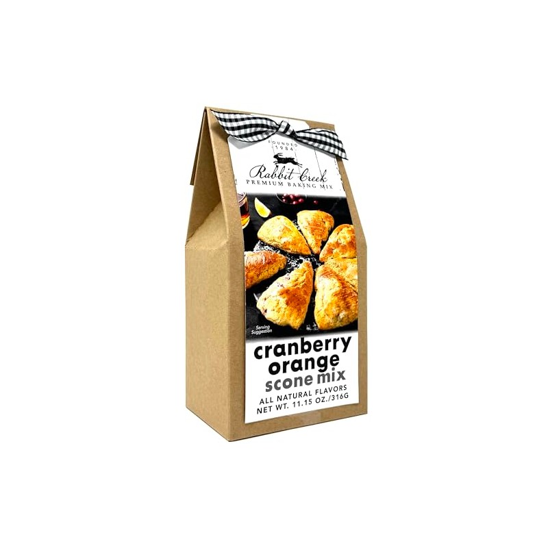 Rabbit Creek Cranberry Orange Cream Scone Mix – Easy To