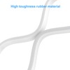 5 Pack Rubber Gaskets Replacement Seal White O-Ring for Nutri