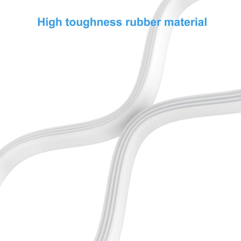 5 Pack Rubber Gaskets Replacement Seal White O-Ring for Nutri