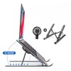 Adjustable Laptop Stand with Detachable Cooling Fan – Portable Foldable