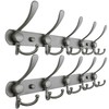 Dseap Coat Rack Wall Mounted - 5 Tri Hooks, Heavy